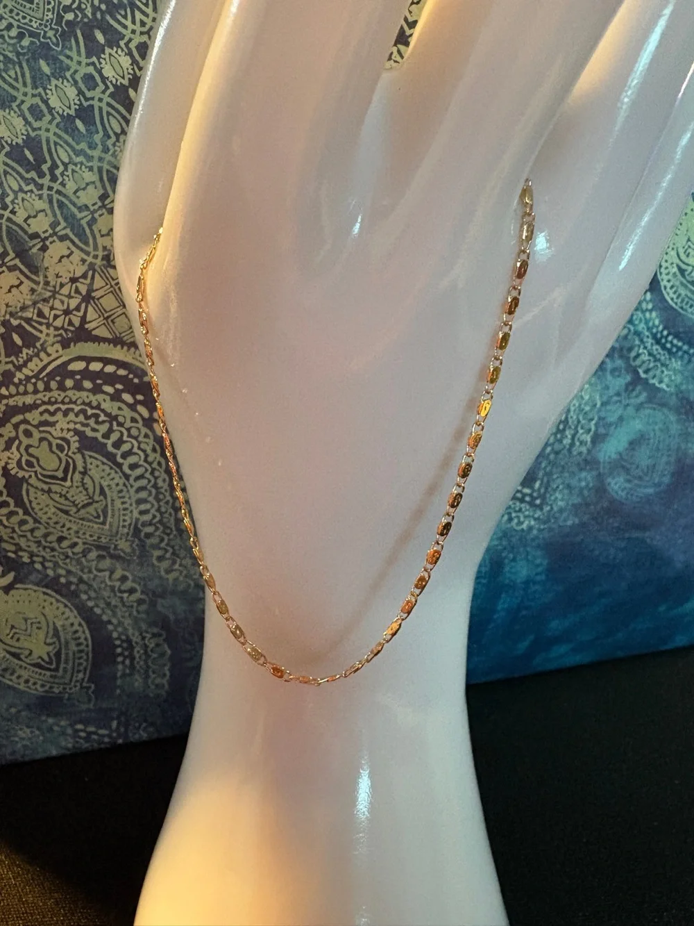 Elegant Gold Tone Link Bracelet